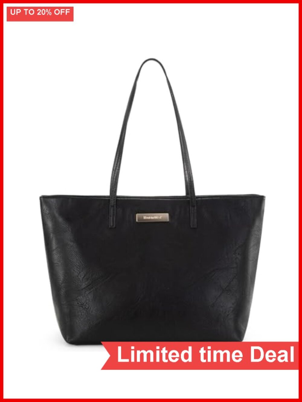 PU Leather Tote Bag for Women Shoulder Handbag with Zipper Lightweight Everyday